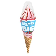 Lody i desery lodowe - Big Milk Big Lody wanilia & truskawka 140 ml - miniaturka - grafika 1