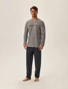 Piżama Japan 41911-90X Szara - Piżamy damskie - miniaturka - grafika 1