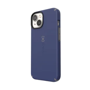 Speck CandyShell Pro - Etui iPhone 14 / iPhone 13 z powłoką MICROBAN (Prussian Blue / Cloudy Grey) - Etui i futerały do telefonów - miniaturka - grafika 1