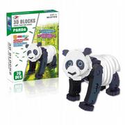 Klocki - PANDA MIŚ KLOCKI PIANKOWE MIĘKKIE PUZZLE 3D 70EL - miniaturka - grafika 1