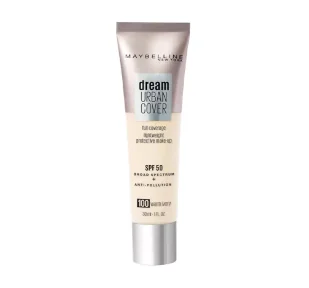 MAYBELLINE DREAM URBAN COVER PODKŁAD DO TWARZY 100 WARM IVORY 30ML - Podkłady do twarzy - miniaturka - grafika 1