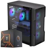 Zestawy komputerowe - Komputer Gamingowy Ryzen 7 7700 Rx 9060 Xt 32Gb Ddr5 2Tb M2 - miniaturka - grafika 1