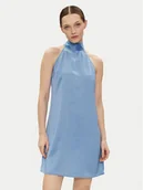 Sukienki - YAS Sukienka koktajlowa Dottea 26032326 Niebieski Regular Fit - miniaturka - grafika 1