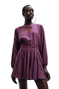 Desigual Damska sukienka Vest_Frida, 3003 Amaranth Casual Dress, czerwona, L - Sukienki - miniaturka - grafika 1