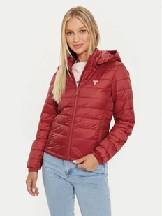 Guess Kurtka puchowa W4YL00 WG922 Czerwony Regular Fit - Kurtki damskie - miniaturka - grafika 1
