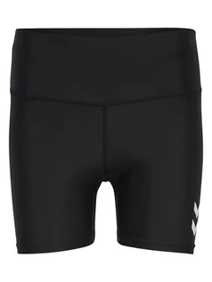 Spodnie sportowe damskie - Hummel Szorty funkcyjne "Tola" w kolorze czarnym - grafika 1