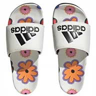 Klapki i japonki damskie - Klapki Adidas Adilette Comfort Sportowe Basenowe Plażowe Biały R.42 - miniaturka - grafika 1