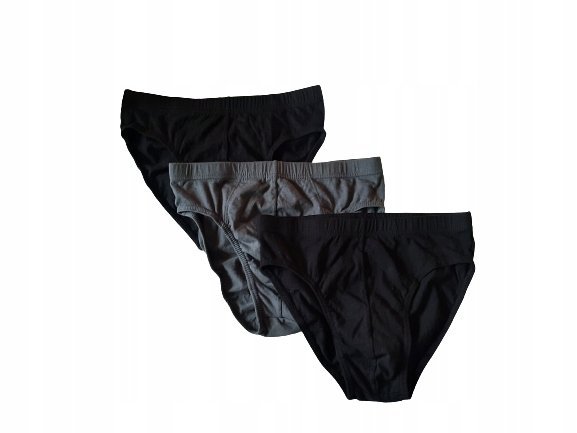 Slipy majtki męskie 3 par M biobawełna