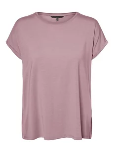 Vero Moda Koszulka "Vmava" w kolorze jasnoróżowym - Koszulki i topy damskie - miniaturka - grafika 1