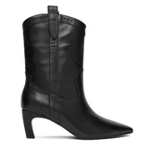 Botki damskie - Botki Gino Rossi `EO-DIMA-2546-0714-1R Czarny - miniaturka - grafika 1