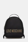 Plecaki - Love Moschino plecak damski kolor czarny mały z aplikacją JC4197PP0NKD0000 - miniaturka - grafika 1