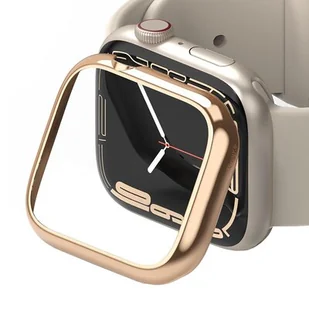 RINGKE Etui RINGKE Bezel Styling do Apple Watch 7 41 mm) Różowo-złoty - Akcesoria do pulsometrów i zegarków sportowych - miniaturka - grafika 2