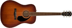 Fender PD-220E Dreadnought All Mahogany Ovangkol Fingerboard Aged Cognac Burst - Gitary akustyczne - miniaturka - grafika 1