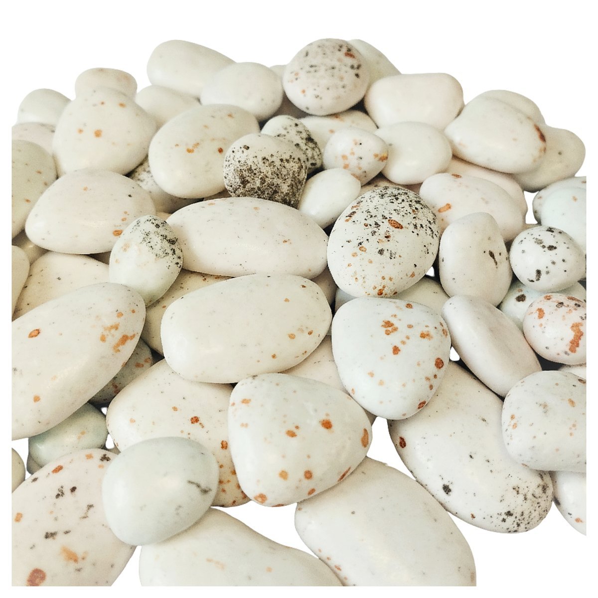 Posypka kamienie cukrowe z czekoladą 50g kamyki ozdobne marmurek nakrapiane