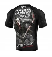 Kimona, stroje i obuwie - Koszulka męska rashguard Octagon PREMIUM It's gonna hurt czarna L - miniaturka - grafika 1