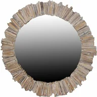 Lustra - Lustro ścienne DKD Home Decor jodła kryształ aluminium białe kufry (112 x 4 x 112 cm) - miniaturka - grafika 1