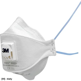 3M-MAS-P2-9322 - Półmaska filtrująca Aura serii Comfort - Maseczki ochronne i antywirusowe - miniaturka - grafika 1