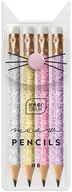 Przybory szkolne - Ołówki Mini Glitter 4szt - INTERDRUK - miniaturka - grafika 1