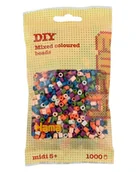 Prace ręczne dla dzieci - Hama 207-58 - różne kolory mix - 1000 koralików midi - miniaturka - grafika 1