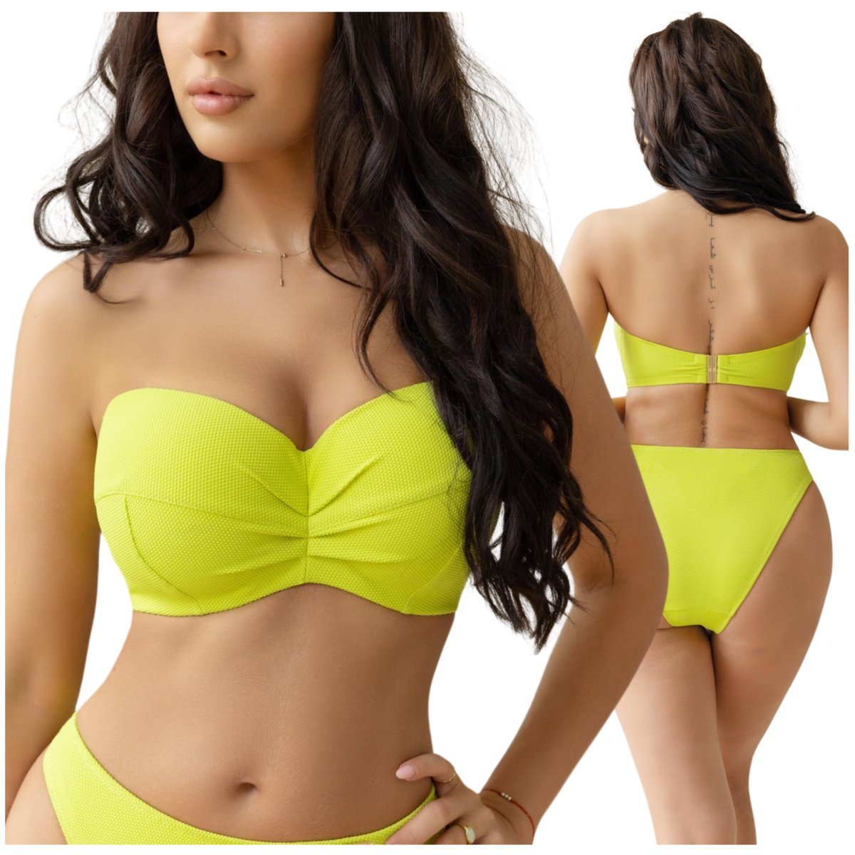Biustonosz kąpielowy KRISLINE LEMON Balconette - 65F