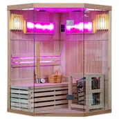 Sauny - Sauna fińska 2 osobowa wysokotemperaturowa 3,5KW Harvia 120x120 cm Kemi2 - miniaturka - grafika 1