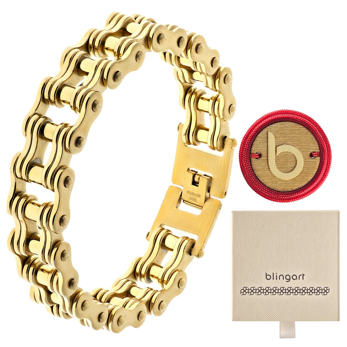 Męska bransoletka łańcuch motocyklowy MOTO CHAIN