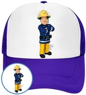 Czapki i chusty sportowe męskie - Czapka z Daszkiem Strażak Sam Niebieska z Nadrukiem Siatka Bejsbolówka - miniaturka - grafika 1