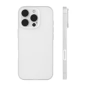 Obudowy do telefonów - Etui D-Pro Air PP Case 0.4mm ultra cienkie najcieńsze minimalistyczne matowe iPhone 16 Pro (Biały) - miniaturka - grafika 1