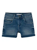 Spodenki damskie - NAME IT Dziewczęce szorty jeansowe Slim Fit - miniaturka - grafika 1