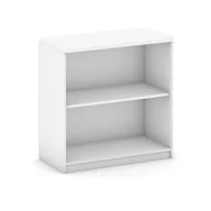 Szafy biurowe - B2B Partner Regał biurowy Mirelli A+, 800 x 400 x 800 mm, biały 437437 - miniaturka - grafika 1