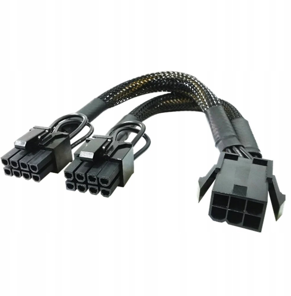 Zasilacz SilentiumPC Rozdzielacz zasilania adapter PCI-E 6PIN - 2x 8PIN