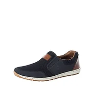 Moda i Uroda OUTLET - Rieker Męskie wiosna/lato 08869 klapki, Niebieski Pacyfik Navy Amaretto 14, 44 EU - miniaturka - grafika 1