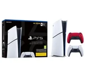 Konsole Playstation - Sony PlayStation 5 Digital Slim D Chassis PS5 1TB + Dodatkowy Pad Wulkaniczna czerwień - miniaturka - grafika 1
