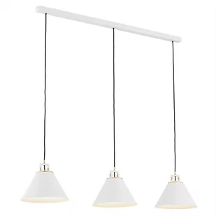 Argon Orte lampa wisząca 3x15W biały/mosiądz 6173 - Lampy sufitowe - miniaturka - grafika 2