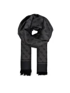 Apaszki i szaliki damskie - Guess Szal AW5465 VIS03 Czarny - miniaturka - grafika 1