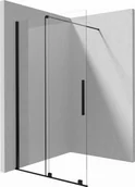 Kabiny prysznicowe - Deante Jasmin Ścianka prysznicowa walk-in 120 cm, czarna - przesuwna KTJ_N32R - miniaturka - grafika 1