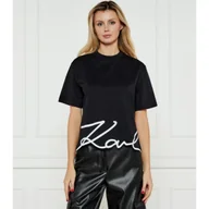 Koszulki i topy damskie - Karl Lagerfeld T-shirt SIGNATURE HEM T Regular Fit - miniaturka - grafika 1