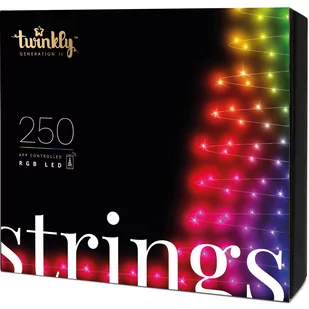 TWINKLY TWINKLY Inteligentne lampki choinkowe 250 lampek RGB BT+WiFi łańcuch - Oświetlenie świąteczne - miniaturka - grafika 2