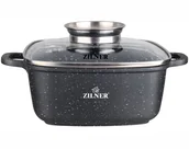 Garnki - ZILNER ZILNER GARNEK MARMUROWY 2.8L 20cm BRYTFANNA ZILNER ZL-7001 5903784070014 - miniaturka - grafika 1
