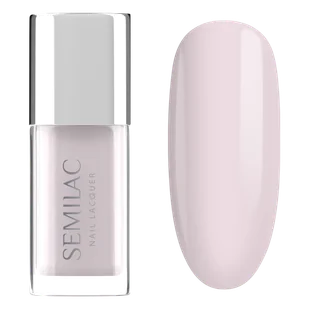 Semilac Lakier klasyczny Nail Laquer, 102 Sheer Milky Pink - Lakiery hybrydowe - miniaturka - grafika 1