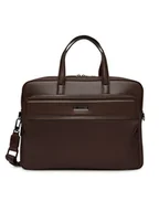 Torby na laptopy - Gino Rossi Torba na laptopa 05A11192-1 Brązowy - miniaturka - grafika 1