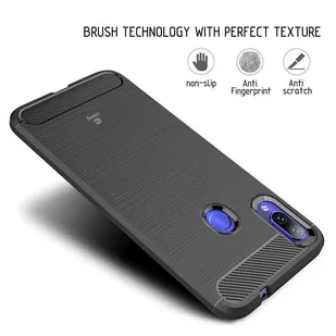 Crong Soft Armour Cover - Etui Xiaomi Redmi Note 7 (czarny) - Etui i futerały do telefonów - miniaturka - grafika 2