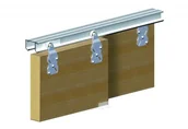 Akcesoria do drzwi - Zestaw do drzwi przesuwnych (mijane) HORUS 1500 mm - miniaturka - grafika 1
