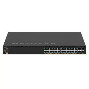 Switch Netgear GSM4328-100NES 24x 1Gb 4x SFP+ 648 W PoE+ - Switche - miniaturka - grafika 1
