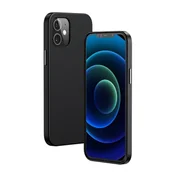 Etui i futerały do telefonów - Baseus Magnetic Leather Case etui ze skóry ekologicznej z magnetycznym uchwytem iPhone 12 mini czarny (kompatybilny z MagSafe) LTAPIPH54N-YP01 - miniaturka - grafika 1