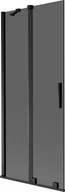 Parawany nawannowe - Mexen Velar parawan nawannowy 2-skrzydłowy rozsuwany 80 x 150 cm, grafit, czarny - 896-080-000-41-70 - miniaturka - grafika 1