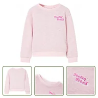 Bluzy dla dziewczynek - Bluza dziecięca - jasnoliliowa - 116 - Bluza Dla Dziecka - miniaturka - grafika 1
