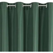 Zasłony - Zasłona EUROFIRANY Adari 140 x 250 cm Ciemnozielony - miniaturka - grafika 1
