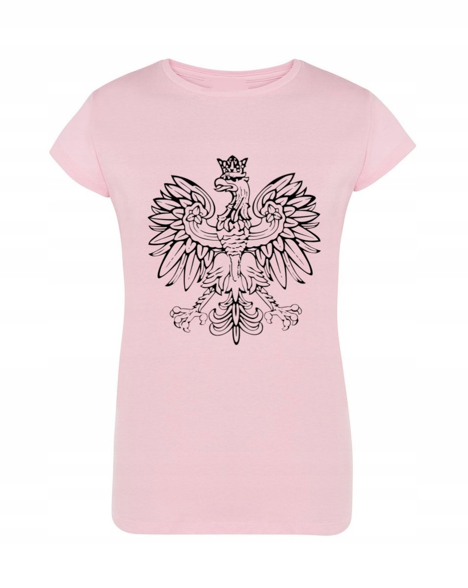 T-Shirt damski nadruk Godło Polska Rozm.M