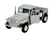 Samochody i pojazdy dla dzieci - WELLY OLD TIMER 1947 JEEP WILLYS PICKUP SZARY 1:34 43822 - miniaturka - grafika 1